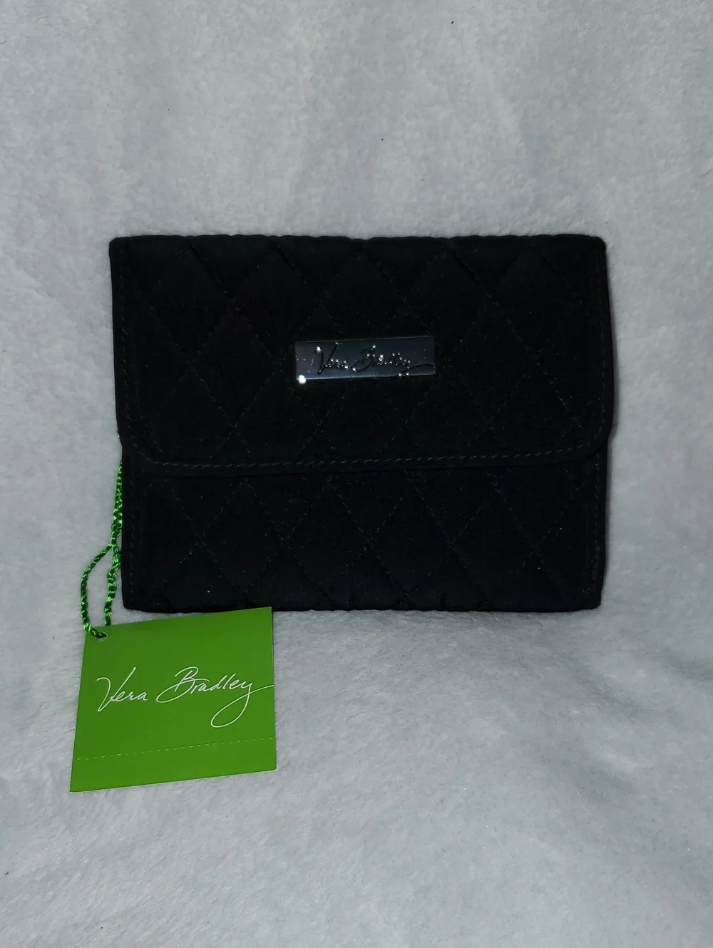 NWT Vera Bradley Euro Wallet in Classic Black - Picture 10 of 10